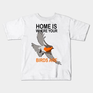 Bird Watching Birds Birding Kids T-Shirt